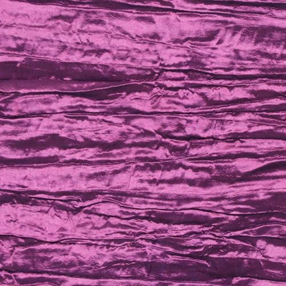 YOUR CHAIR COVERS - 90 x 132 inch Rectangular Crinkle Taffeta Tablecloth - Purple, Rectangle Table Linens for 6 ft Rectangular Tables, Wedding Crushed Table Cloth - color: Purple, size: 132" x 90" (Rectangular)