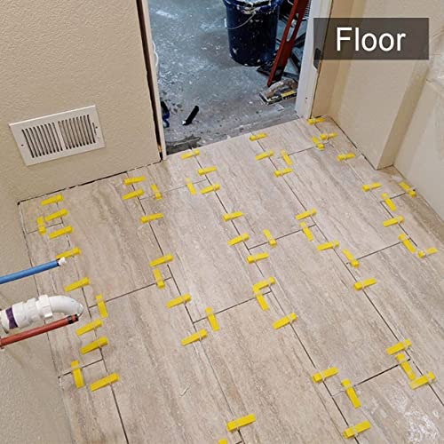 DGSL Tile Leveling System with Tile Plier - 300-Piece Tile Spacers Clips and 100-Piece Reusable Wedges - Tile Tools Set for Stone Installation (1/16 Inch Tile Spacers) - size: 1/16 Inch *300 Spacers