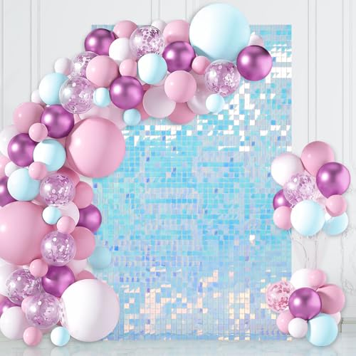 Rainbow Shimmer Wall Backdrop Glitter Panels 3ftx4ft Sequin Wall Backdrop for Birthday Anniversary Wedding Bachelorette Party Supplies Decorations - color: Rainbow, size: 3ftx4ft