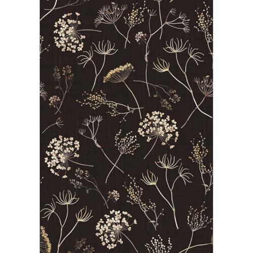 Main Street Peel and Stick Wallpaper Eco-Friendly Sheets 12 Pack, 11 X 16 Inch Queen Anne's Lace Design, Wall Mural for Home Decor, Removable Wall Decor Wallpaper Peel and Stick for DIY Projects - style: Queen Anne's Lace Design GCF