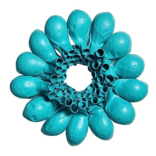 90 Packa Teal Balloons 18 inch Turquoise Latex Big Balloons for Party Decorations and Events ZWZLIULIAN - color: Turquoise, size: 18 inch