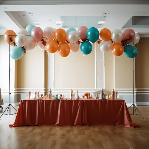 AW 8.5x10ft Backdrop Stand Support System with 4X Clamps 2X Clips 2X Sand Bags 1x Carry Bag for Parties Events Photography - size: 10'x8.5'