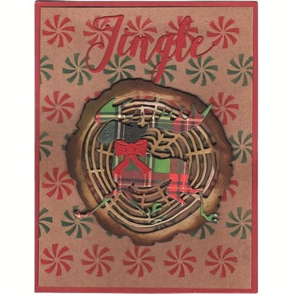 Lapoo Festivals Metal Cutting Die for Scrapbooking - Durable, Cut Stencils for DIY Scrapbook Photo Album Decorative Paper Card, Card Making Supplies, Embossing (Deer and The Tree 4.6 x 4.3 in) - style: Deer and the Tree 4.6 x 4.3 in