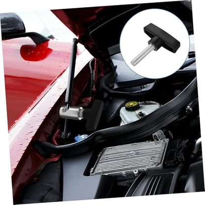 Luxshiny Car Hood Lift Support Clamp Adjustable Aluminum Strut Retainer Tool for Liftgate and Hood Non-Slip Prop Rod Holder for Easy Engine Access