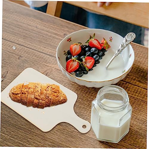 3Pcs Wooden Pizza Tray Mini Cake Dessert Serving Board for Fruit Presentation Photography Props DIY Ready for with Smooth Edges and Natural Finish