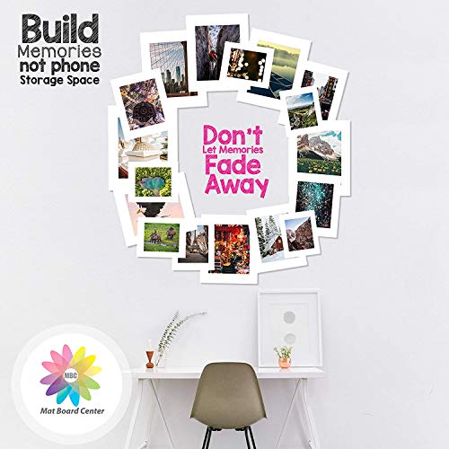 Mat Board Center, 10 Pack 10x10 White Backing Boards, Cardboard Backing for Frames, Prints, Arts, Photos and More - size: 10x10
