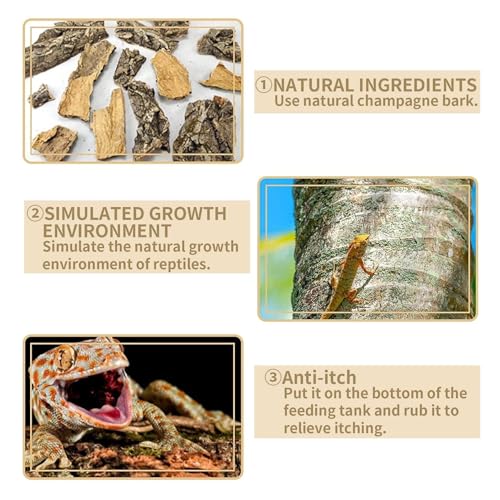 Hamiledyi 2PCS Cork Terrarium Background 15.7x11.8in Natural Cork Large Bark Backdrop Reptile Climbing Mat Habitat Decor for Spider Lizard Chamelon Turtle Beared Dragon - size: 2PCS-15.7x11.8in
