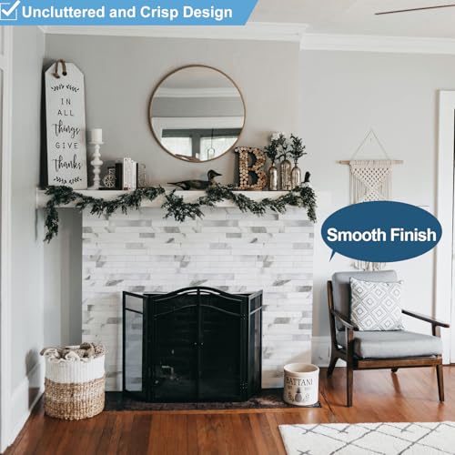 Yipscazo 2026 New Upgrade Peel and Stick Stone Metal Tile Backsplash, Stick on Tiles for Backsplash Kitchen, Bathroom (10 Sheets, Marble White Metal) - color: Marble White Metal