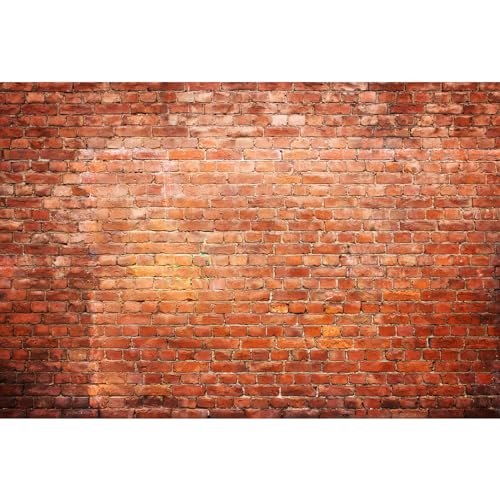 Red Brick Wall Backdrop Vintage Brick Photography Background Brick Wall Photo Backdrop Baby Birthday Party Graduation Home Red Brick Wallpaper Backdrop Portrait Video Shoot Studio Props Vinyl 5x3ft - color: Dark_Red, size: 5x3ft