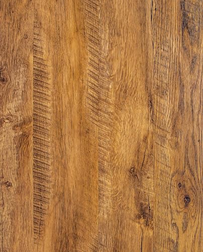 Erfoni 17.7" x 197" Brown Wood Wallpaper Faux Wood Grain Contact Paper Vintage Wood Peel and Stick Wallpaper Waterproof Self Adhesive Wall Paper Removable Wallpaper Decoration Shelf Liner Vinyl - color: Brown, size: 17.7" x 197"