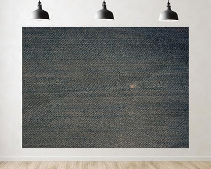 Trykid 9x6ft Faded Blue Denim Fabric Backdrop Woven Jean Texture Distressed Wear Surface Photography Background Casual Fashion Rustic Party Decoration Tapestry Photo Studio Prop Fabric - size: 9x6ft