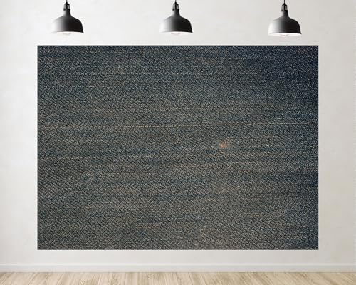 Trykid 9x6ft Faded Blue Denim Fabric Backdrop Woven Jean Texture Distressed Wear Surface Photography Background Casual Fashion Rustic Party Decoration Tapestry Photo Studio Prop Fabric - size: 9x6ft
