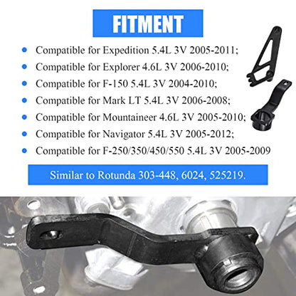2PC Crankshaft Positioning Wrench Holder Cam Phaser Locking Tool Compatible for Ford 1993 4.2L and 4.6L 2-Valve Engine, Similar to Rotunda 303-448, T93P-6303-A, 6024 & 525219 - style: 2PCS Timing Tool Kit for Ford