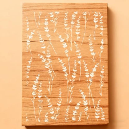 TIAMECH A4 Reusable Grass Stencil for Painting - Thin Grass Leaves Layering Template, DIY Wall Art, Wood Furniture, Scrapbook & Crafts (8.3x11.7inch) - style: Thin Grass