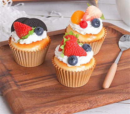 6PCS Artificial Cake Fake Simulation Realistic Cupcake Bread Dessert for Decoration Display Props