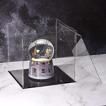 uxcell Acrylic Clear Display Case Box Dustproof Protection Showcase Cube Collectibles Show Box 7.9x3.9x3.9inch - size: 7.9x3.9x3.9 Inch
