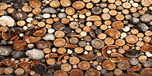 AOFOTO 20x10ft Chopped Wood Stacked Backdrop for Photography Vintage Timber Background Firewood Log Pile Lumber Photo Studio Props Adult Kid Boy Artistic Portrait Rustic Scene Video Drop Wallpaper - size: 20x10ft