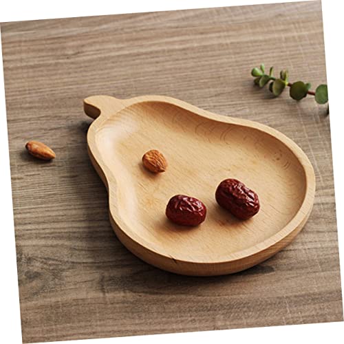 Japanese Style Wooden Snack Tray Natural Beech Wood Dessert Plate for Snacks Fruits and Photography Props Safe Odorless and Kitchen Accessory