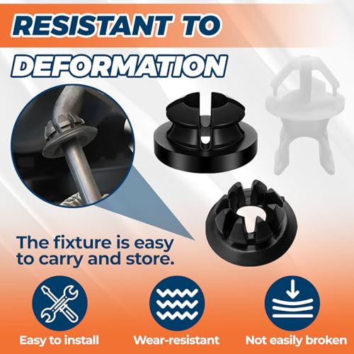 6PCS Car Hood Prop Rod Clip,Hood Rod Grommet Clips,Replace#91503-SS0-003 91604-SD2-013,Car Accessories Compatible with Honda Accord Odyssey