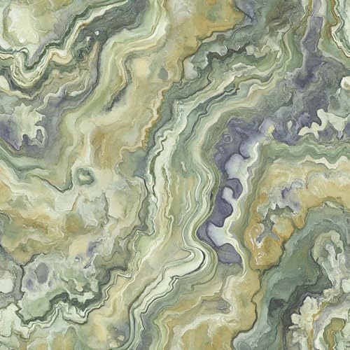 Nature Vein Wallpaper – Boho Mineral Texture Peel and Stick Wallpaper, Earth Tone Self-Adhesive Vinyl for Modern Decor, 17.7in x 236in - color: WANT135, size: 17.7" x 236"