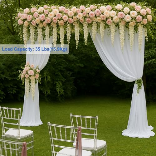 EMART 12x10ft(WXH) Backdrop Stand Heavy Duty, Adjustable Backdrop Banner Holder Back Drop Stand for Party, Photography Background Support Equipment Kit for Photo Studio, Wedding, Birthday, Exhibitions - size: 10x12ft