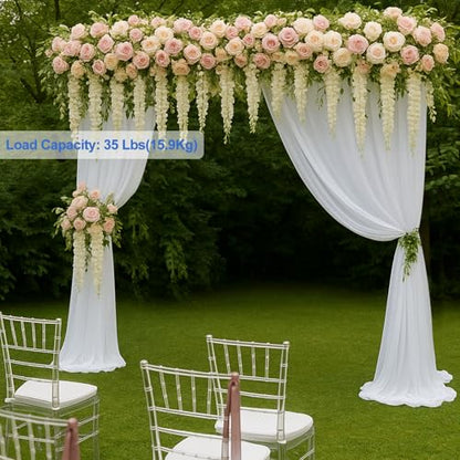 EMART 12x10ft(WXH) Backdrop Stand Heavy Duty, Adjustable Backdrop Banner Holder Back Drop Stand for Party, Photography Background Support Equipment Kit for Photo Studio, Wedding, Birthday, Exhibitions - size: 10x12ft