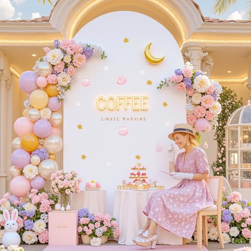White Arch Backdrop Cover for Wedding, 6FT White Arch Cover Stretchy Backdrops, Double-Sided Arch Stand Covers for Wedding Ceremony, Baby Shower, Birthday Party Decoration - color: White, size: 6FT