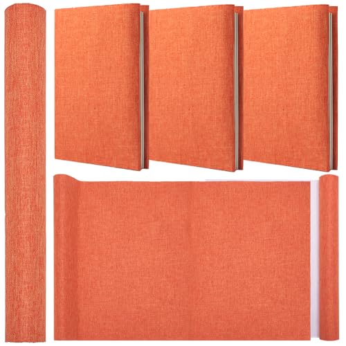 CRASPIRE 51 x 11.8 Book Cloth for Book Binding Fabric Surface Paper Backed A4-A8 Coral Color Bookcover Books Album Scrapbooking Archival DIY Covering Protector Bookcloth Bookbinding Supplies - color: Coral Red