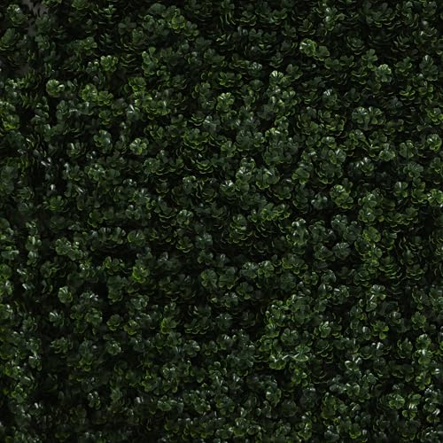 3rd Street Inn Greenery Panel - Artificial Hedge Wall - Fake Plant Wall Backdrop - Privacy Screen - Interlocking Panels - Indoor Outdoor Décor (12, Saw Toothed Boxwood) - color: Saw Toothed Boxwood