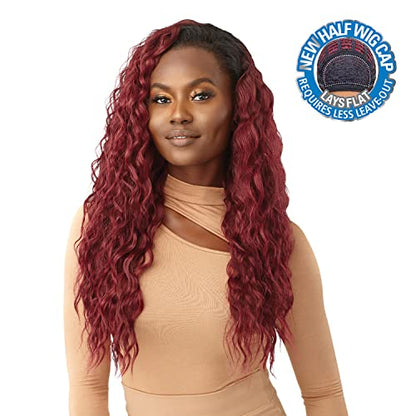 Outre Quick Weave Half Wig Cap Lays Flat Wig KAYLEY (DRGDNAM) - color: DRGDNAM