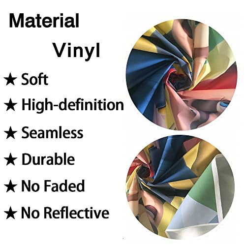 Caterpillar Theme Party Photography Backdrop, 7x5FT, Rainbow Color Insect Cartoon Kids Boy Girl Cake Table Banner Background, Photo Booth Studio Props BJMYLU403 - size: vinyl-7x5ft
