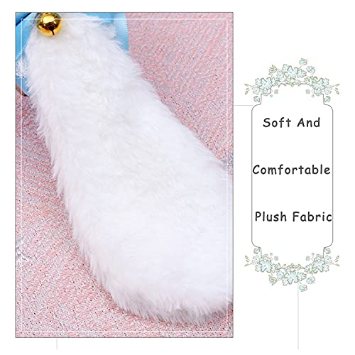 Faylay Cosplay Women Plush Furry Bunny Ears Headwear Accessory Rabbit Headband - color: 3-bjof