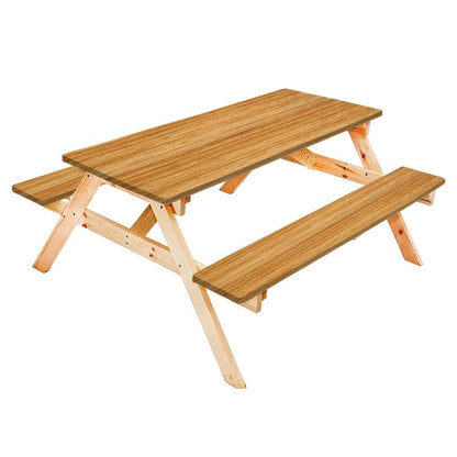 Old Hardwood Floor Texture Plank Print Picnic Table Cover with Bench Covers Camping Essentials Folding Outdoor Table Cloth Gift for Camping and Hiking Lovers - color: Wooden Texture07
