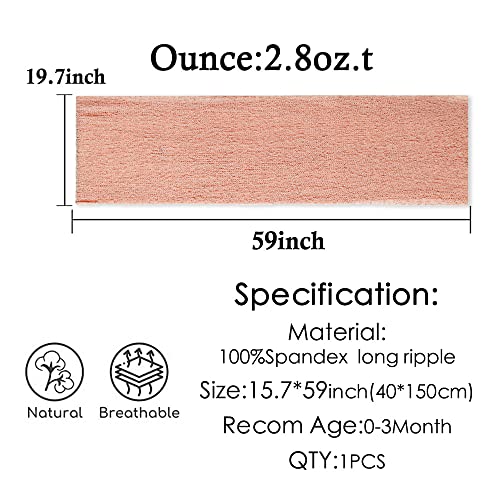 Newborn Photography Props Stretch Newborn Photography Wrap Blanket for Baby Boys Girls Posing Photo Shoot Props - color: Pinkroses