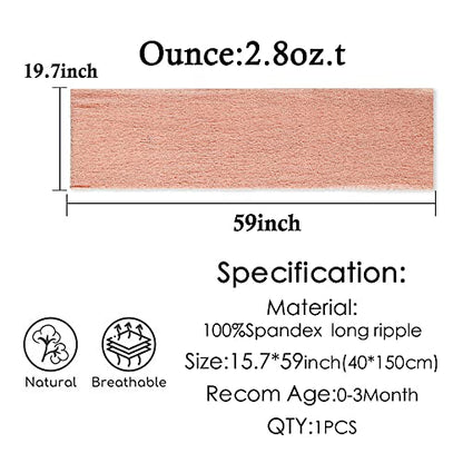 Newborn Photography Props Stretch Newborn Photography Wrap Blanket for Baby Boys Girls Posing Photo Shoot Props - color: Pinkroses