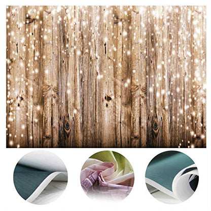 Rustic Wood Vinyl Photography Backdrop Nostalgia Wood Floor Photo Backdrop Baby Newborn Photo Studio Props JLT10359 (7x5FT) Yellow - size: 7x5FT