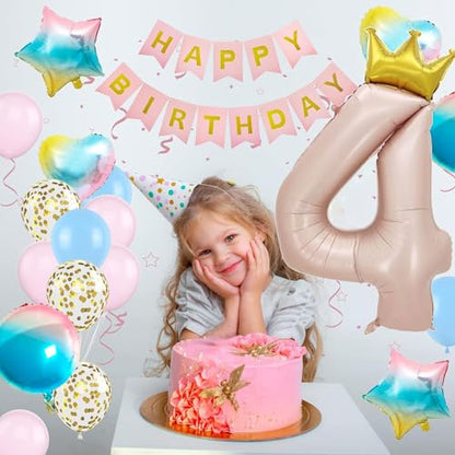 Giant Pale Pink 8 Number Crown Balloons 40 Inch Light Pink 8 Mylar Helium Large Crown Digital Balloon Baby Pink Birthday Numbers Balloons 8th Birthday Kids Theme Party Decoration Supplies - color: Crown Pale Pink 8