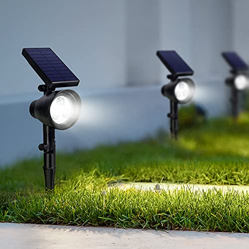 InnoGear Solar Lights for Outside, Outdoor Landscape Spotlight Waterproof Security Lighting Adjustable Auto On/Off for Patio Deck Yard Garden Pool Driveway, Pack of 4