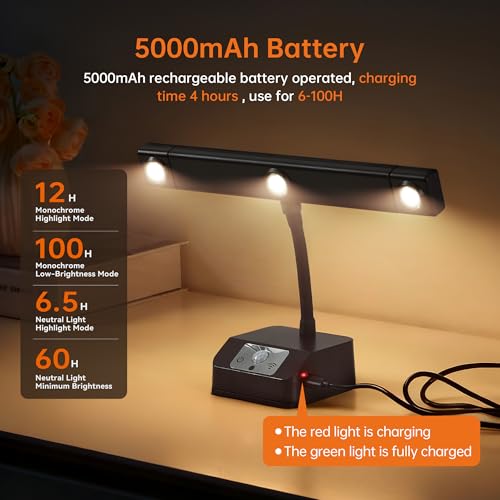 2 Pack Motion Sensor Picture Light with Remote & Extendable Bar, 600 Lumens Dimmable LED Wall Light, 5000mAh Rechargeable Battery Operated for Artwork, Photos, Hallway, Bedroom,Black - color: Black 2 Pack