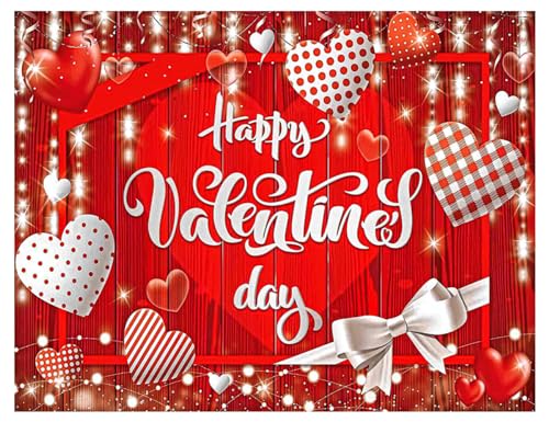 YYNXSY Valentine's Backdrop Red Candy Heart Backdrop Valentine's Photography Backdrop Photo Backdrop Kids Valentine's Day Backdrop 7X5FT YY-5010 - color: Blue