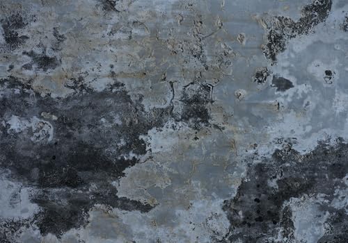 17X10ft Fabric Dark Blue Gray Weathered Concrete Backdrop Grunge Abstract Texture Background for Editorial Photography Party Decorations Industrial Wall Hanging Tapestry Photo Studio Props - size: 17X10ft