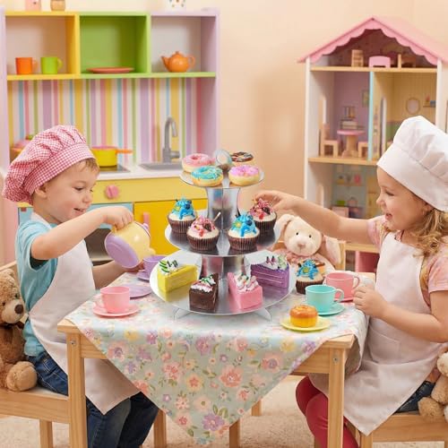 Chivao 13 Pcs Fake Bread with Basket Artificial Food for Display Photo Props Realistic Bread Toy Set Simulation French Loaf Faux Pastries Food Model for Bakery Home Kitchen Decoration(Donuts) - style: Donuts
