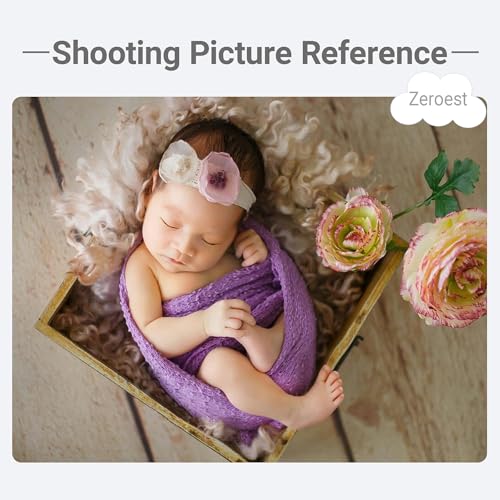 Zeroest Newborn Photo Prop Stretch Knit Wrap for Baby Photography Newborn Photoshoot Outfits Boys Girl Posing Blanket (Lavender) - color: Lavender