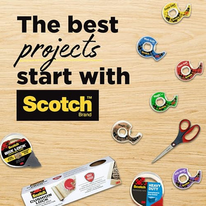 Scotch Transparent Tape, Clear Tape Engineered for Office and Home Use, 1 Inch Core 3/4 in x 1000 in, 3 Boxes (Pack of 2) - size: 3 Rolls (Pack of 2), style: 3 Rolls