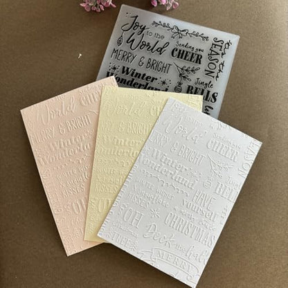 10Pcs 2D/3D Embossing Folders for Card Making, Branches Bricks Background Circle Flower Textured Plastic Embossing Folders Embossing Folder Craft Card Template for DIY Scrapbooking - color: 10 Pack A