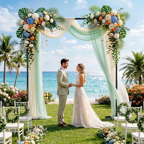 Toolterritary Heavy Duty Pipe and Drape Frame Kit 12x10ft Adjustable Height/Width Photography Background Support Poles All-Metal Construction Backdrop Stand for Party, Birthday, Wedding - Black - color: Black, size: 12ft×10ft