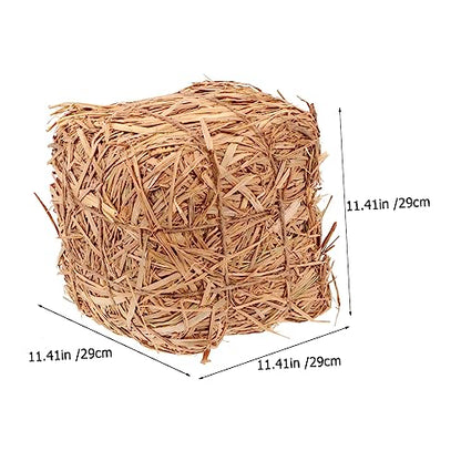 Vaguelly Outdoor Haystack Decoration Straw Bales Prop for Garden and Wedding Decor Rustic Photo Backdrop for Autumn and Spring Scenes for Photography and Event Styling