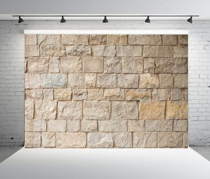 15x8ft Fabric Brick Stone Wall Backdrop Old Outdoor Rock Stone Wall Textures Background Medieval Castle Stone Wall Backdrop Party Decorations Baby Shower Kids Adults Portarit Photo Props - size: 15x8FT