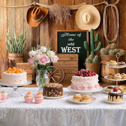Wathon Retro Wild West Cowboy Backdrop for Photography Southwest Country Ranch Wooden Wall Photo Backdrop Western Retro Rustic Texas Photo Background Booth Video Studio Props 6X4FT - color: Wooden Wall, size: 6X4FT