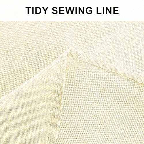 Hiasan Round Tablecloth 30 Inch Linen - Wrinkle and Stain Resistant Washable Polyester Fabric Table Cloth for Dining Room Kitchen Party, Champagne - color: Champagne, size: 30" (Round)